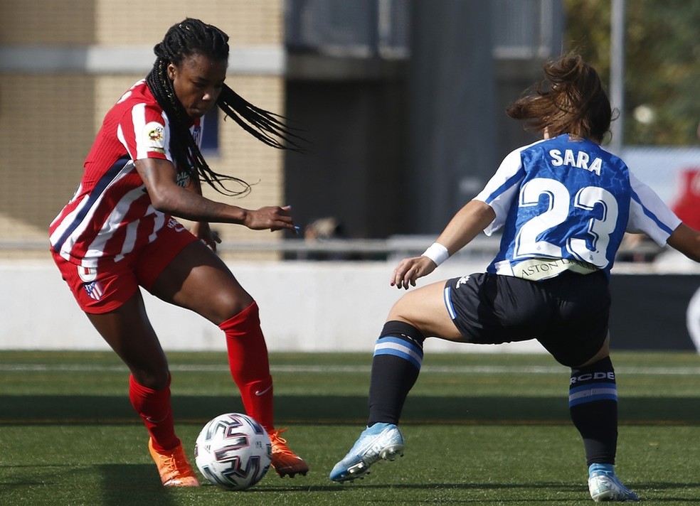 Com Gol De Ludmila Atletico De Madrid Estreia Com Vitoria No Espanhol Feminino Futebol Internacional Ge
