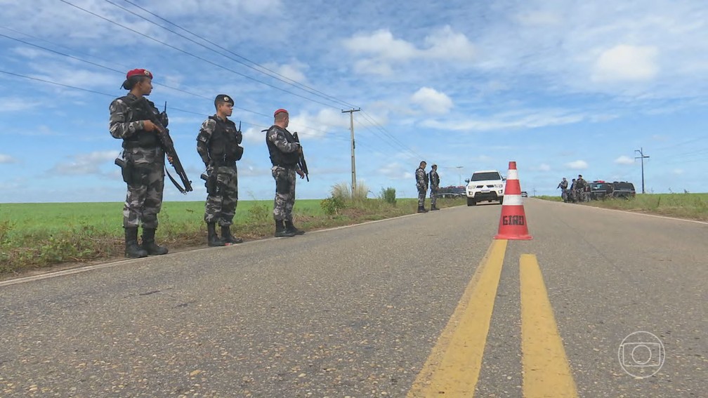Reforço policiamento em Roraima — Foto: JN