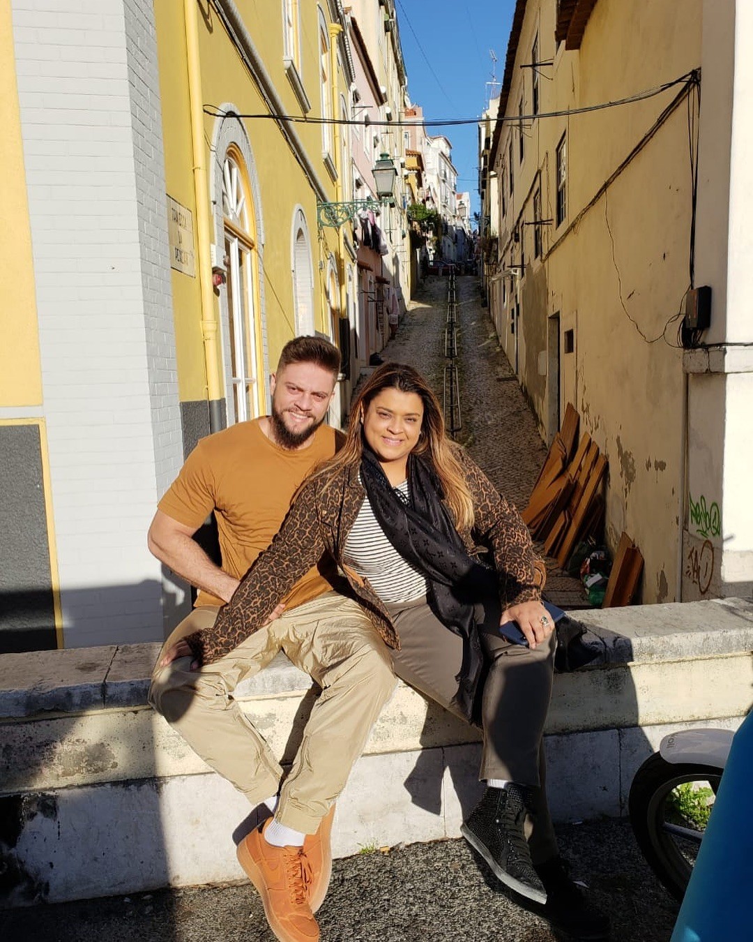 Preta Gil e Rodrigo Godoi em Portugal (Foto: Reprodução/Instagram)