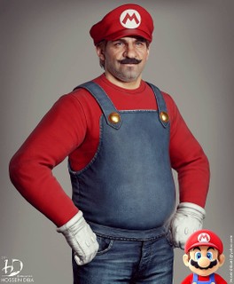 Mario, do jogo de videogame Super Mario