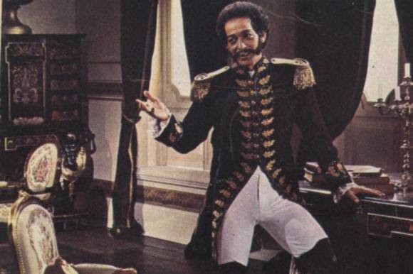 Gracindo Junior como Dom Pedro I na minissérie Marquesa de Santos (Manchete, 1984) (Foto: Divulgação)