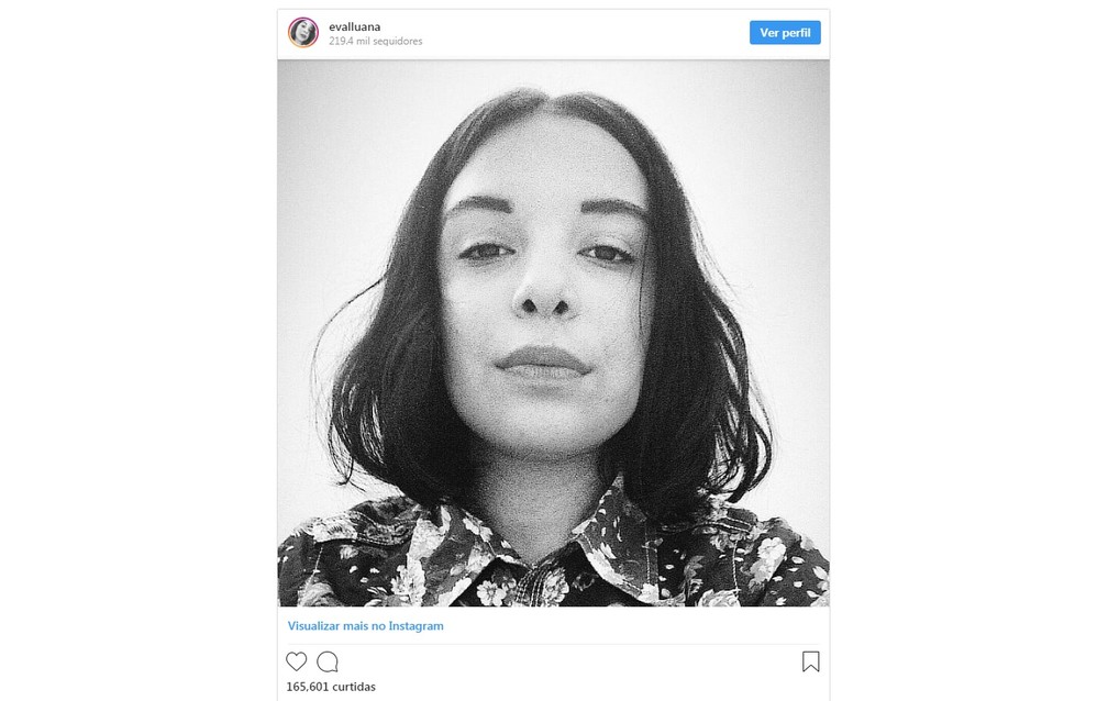 Eva Luana — Foto: Reprodução/Instagram 