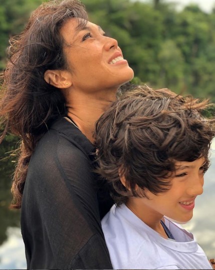 Danni Suzuki e seu filho, Kauai (Foto: Reprodução/Instagram)