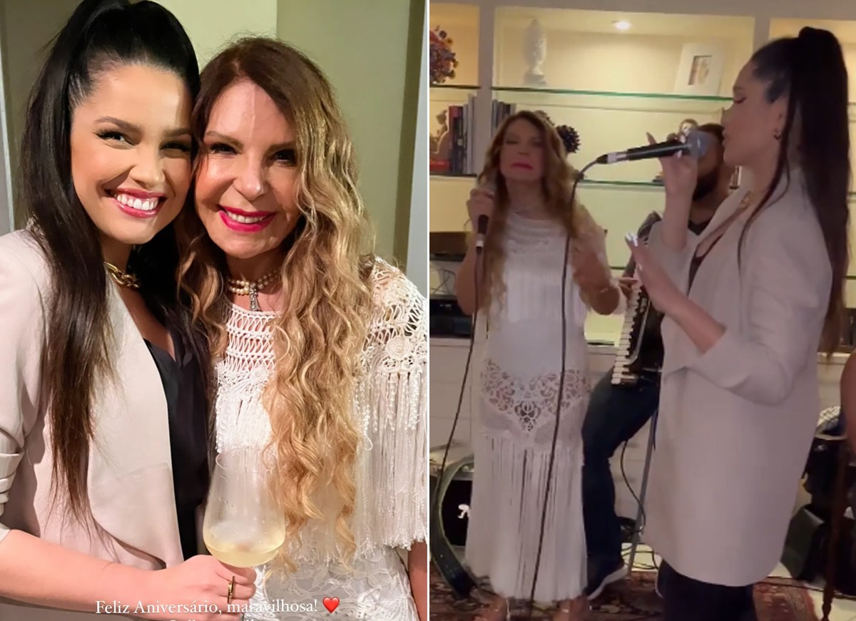 Juliette cantou com Elba Ramalho em festa de aniversário (Foto: Reprodução / Instagram)