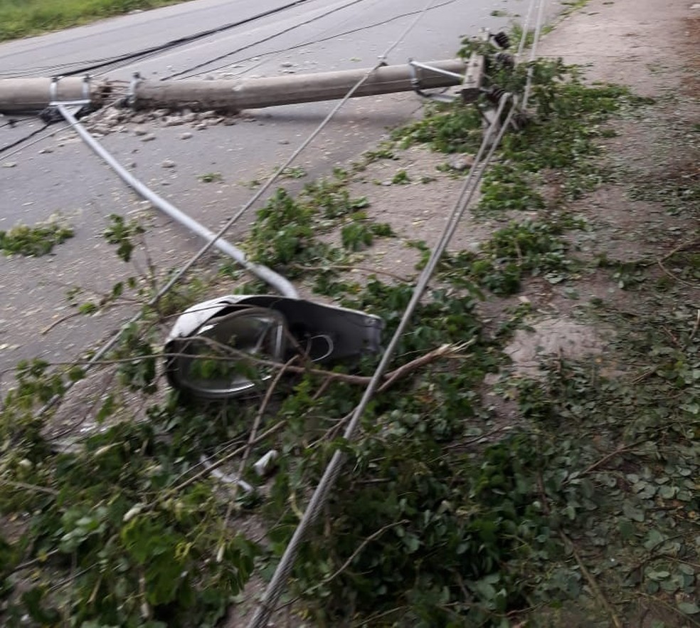 Motorista que sofreu o acidente teve ferimentos leves em Jundiaí — Foto: Arquivo pessoal