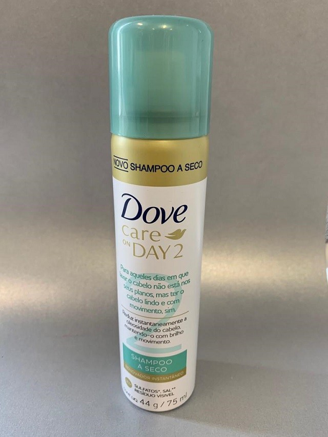 Shampoo a Seco Care on Day 2, Dove (Foto: Acervo Pessoal)