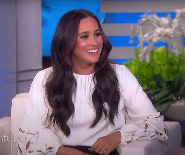 Meghan Markle é mãe de Archie, 2, e Lilibet, 5 meses (Foto: Reprodução/The Ellen Show)