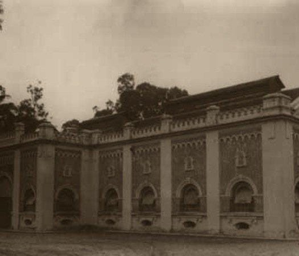 Matadouro Municipal no início do século XX — Foto: Instituto Histórico e Geográfico em Piracicaba