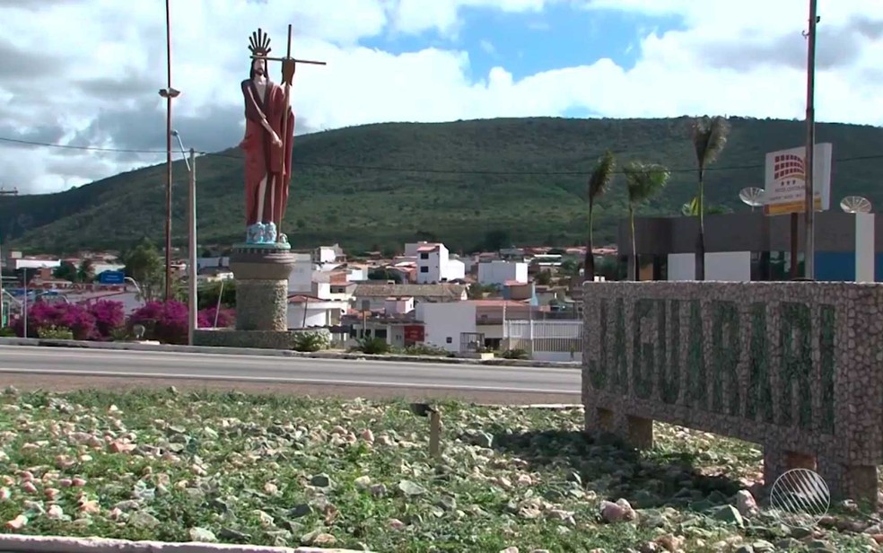 Tremor também foi sentido no distrito de Pilar, que pertence à cidade de Jaguarari — Foto: Imagem/TV São Francisco