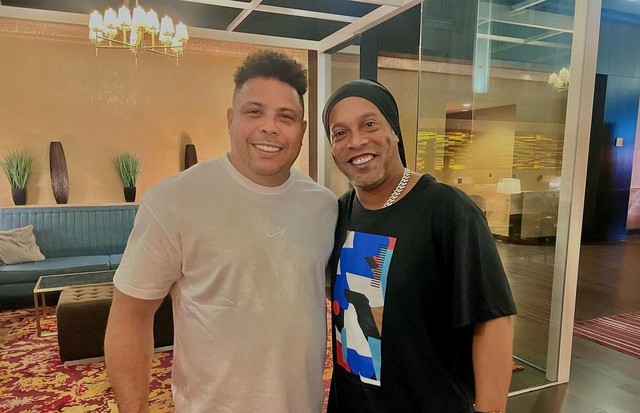 Ronaldo e Ronaldinho Gaúcho (Foto: Reprodução/Instagram)