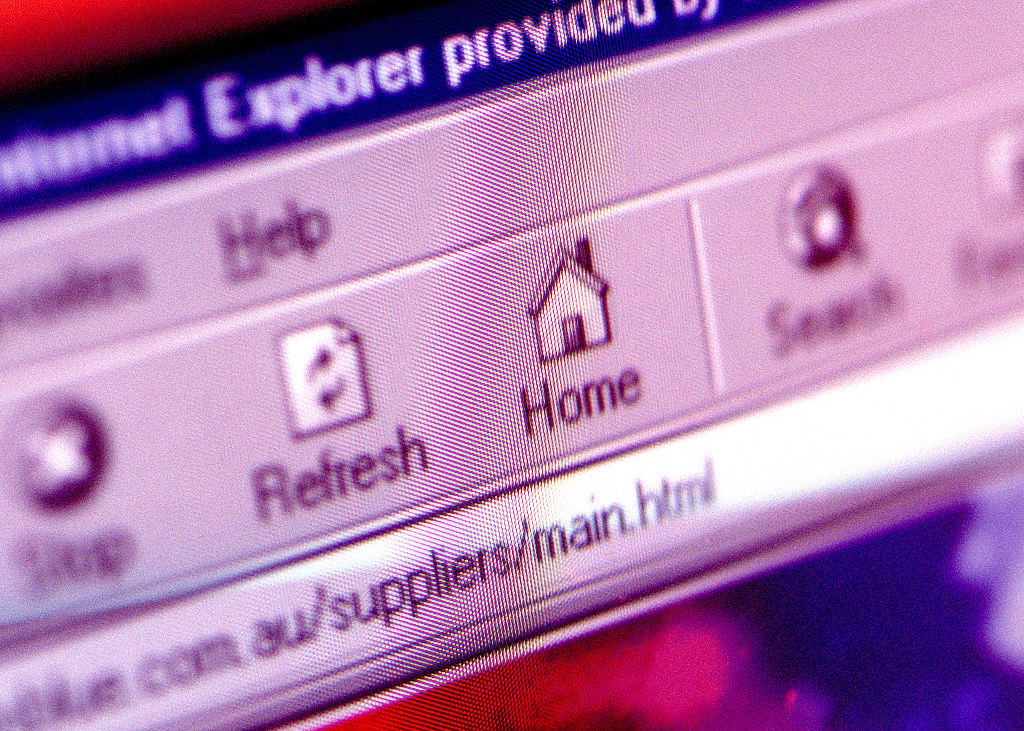 (AUSTRALIA OUT) A close up of an internet explorer page, 13 April 2001. AFR Picture by LOUIE DOUVIS (Photo by Fairfax Media via Getty Images via Getty Images) (Foto: Fairfax Media via Getty Images)