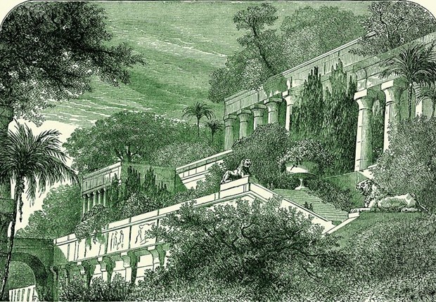 Não há evidências conclusivas de que os Jardins da Babilônia tenham existido (Foto: Getty Images via BBC)