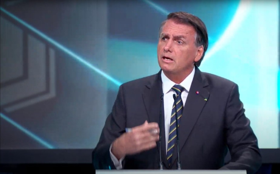 Bolsonaro no debate do SBT