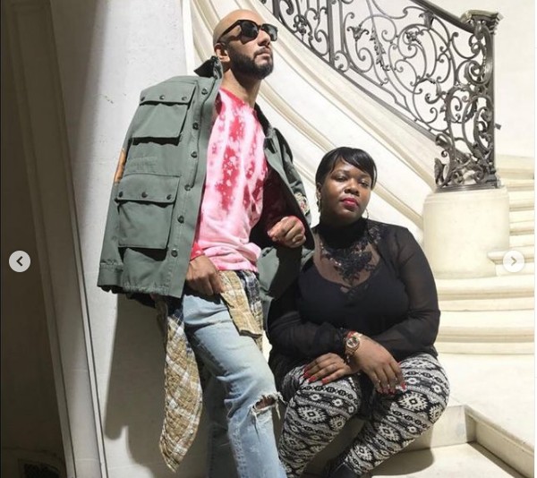 O rapper e produtor Swizz Beatz com a empresária Monique Blake (Foto: Instagram)