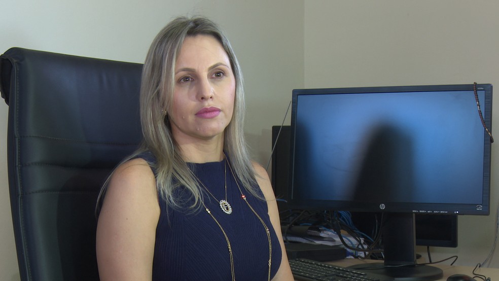 Delegada Fabiana May Brandani diz que o suspeito foi preso em flagrante  (Foto: Lya Garcia/Arquivo pessoal)