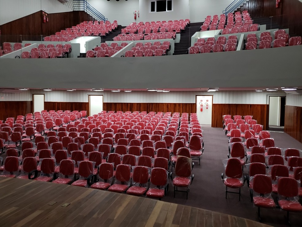Capacidade do Teatro Lauro Monte Filho, em Mossoró, é de 483 pessoas (Arquivo) — Foto: João Vital