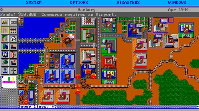 O primeiro SimCity foi lançado pela Maxis em 1989 (Foto: Divulgação)