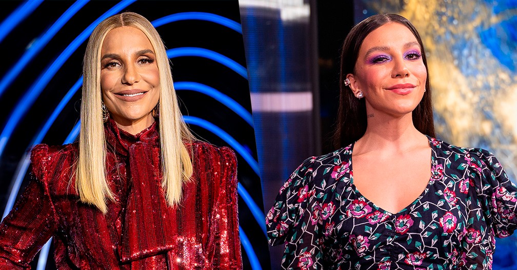 Ivete Sangalo e Priscilla Alcantara no 'The Masked Singer Brasil' — Foto: Globo/Divulgação