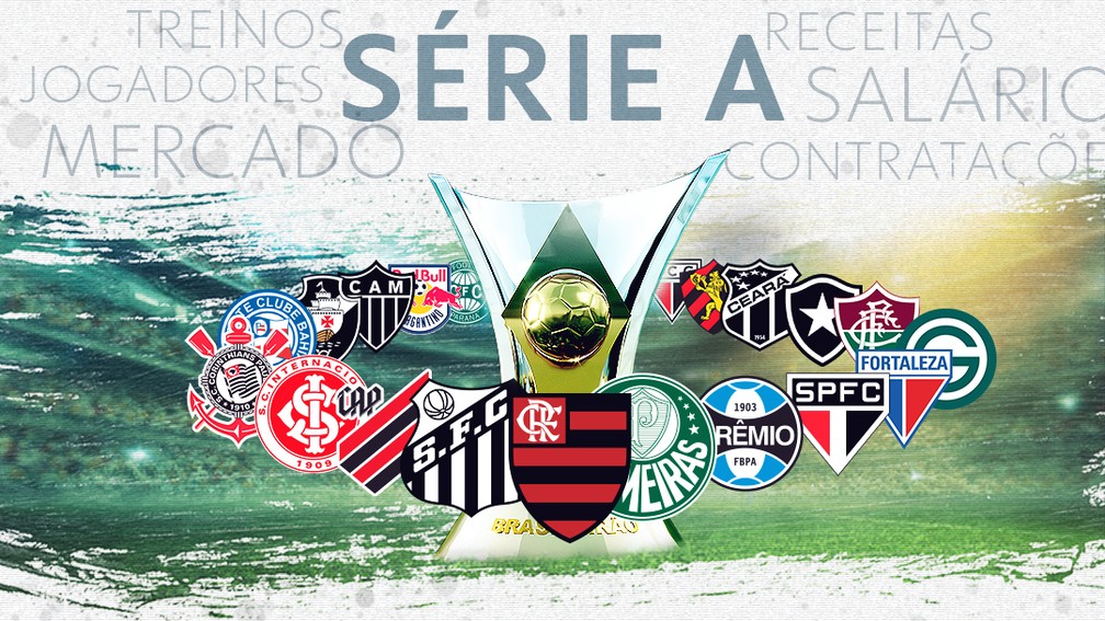 Clubes que disputarão a Série A em 2020 — Foto: Infoesporte