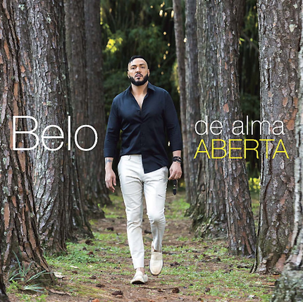 Capa do álbum 'De alma aberta', de Belo (Foto: Divulgação)