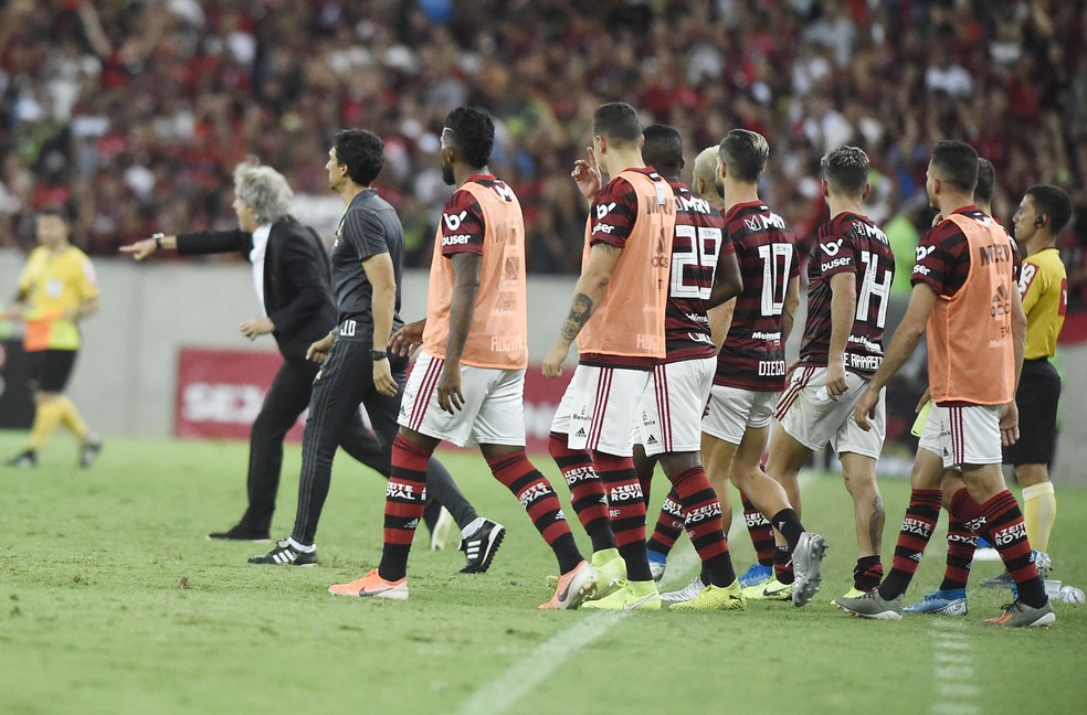 Jorge Jesus Flamengo CSA — Foto: André Durão / GloboEsporte.com