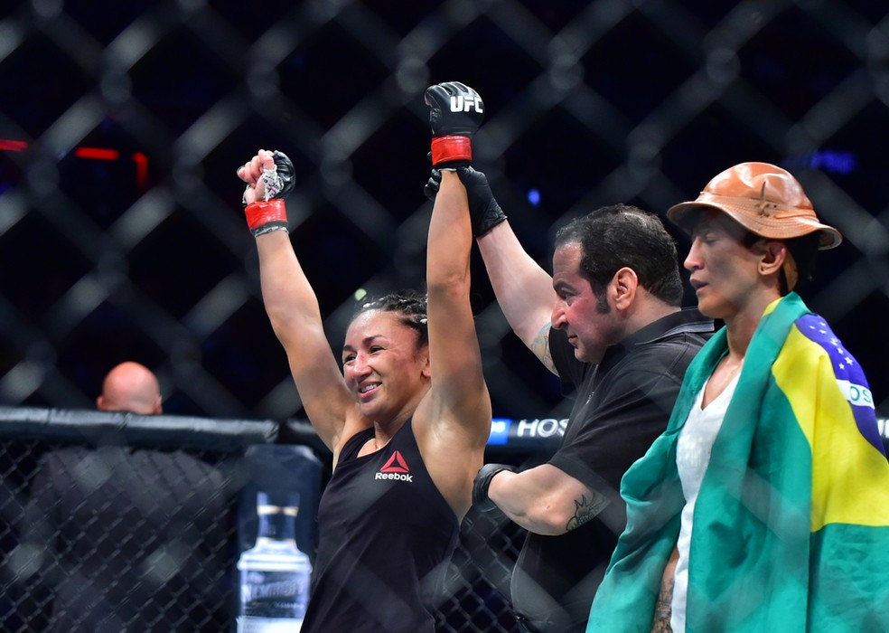 Carla Esparza venceu Virna Jandiroba por decisÃ£o unÃ¢nime â?? Foto: Jason Silva