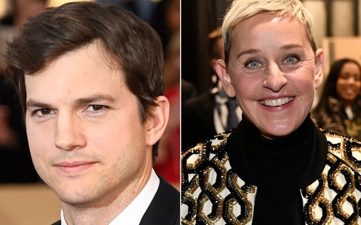 Ashton Kutcher defende Ellen DeGeneres e é criticado