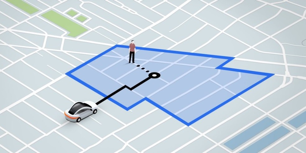 Uber Juntos pode fazer passageiros caminharem pelas ruas para encontrar motorista — Foto: Divulgação/Uber