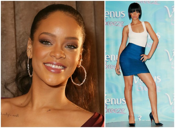 Rihanna, que admite ter obsessão pela boa forma de suas pernas, fez um seguro de 1 milhão de dólares para elas. (Foto: Getty Images)