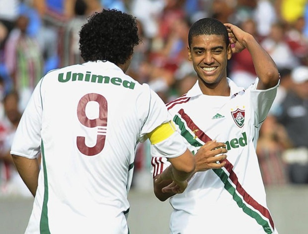 Fred e Alan pelo Fluminense — Foto: Photocamera