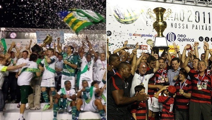 Goiás x Atlético-GO - montagem - 2013 - 2011 (Foto: Montagem sobre fotos de FGF e Futura Press)