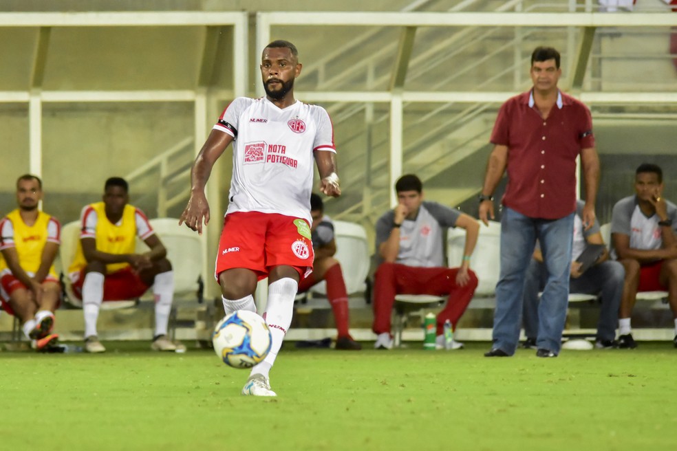 Moacir JÃºnior vÃª AmÃ©rica-RN forte para o mata-mata da SÃ©rie D â Foto: Pedro Vitorino