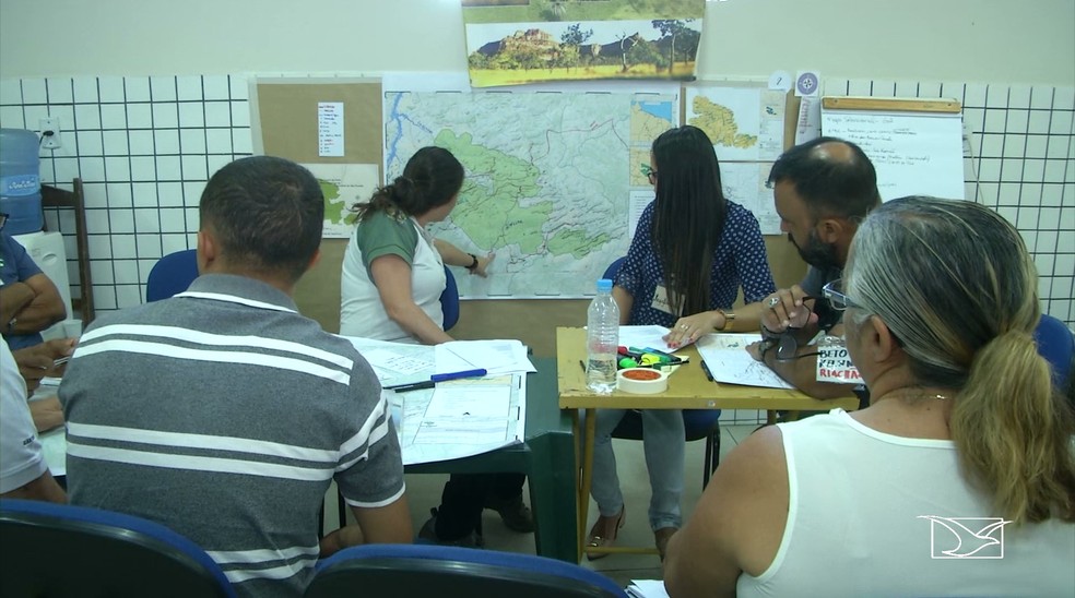 Reuniões para elaborar o plano são coordenadas pelo Instituto Chico Mendes de Biodiversidade (ICM/Bio). (Foto: Reprodução/TV Mirante)