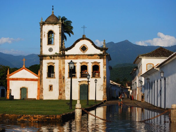 Igreja Santa Rita, localizada no Centro Histórico de Paraty (Foto: Divulgação/ Nilton Cruz)