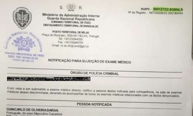 Polícia encaminhou o brasileiro para exame médico
