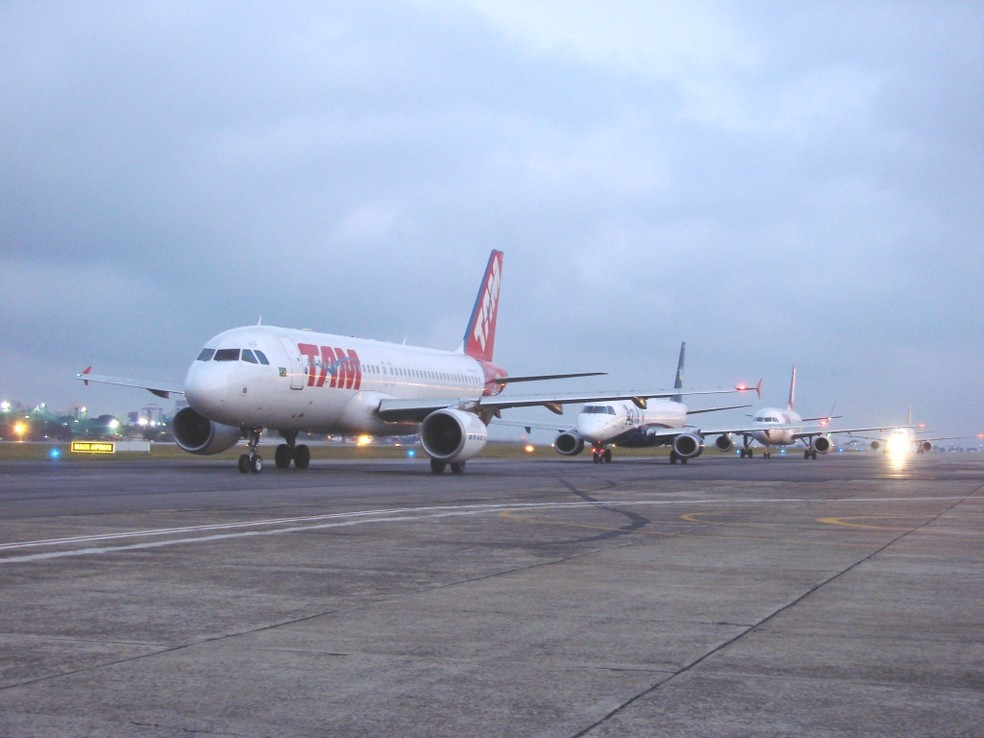 Pista principal do Aeroporto de Congonhas, na Zona Sul de São Paulo — Foto: Divulgação/Infraero