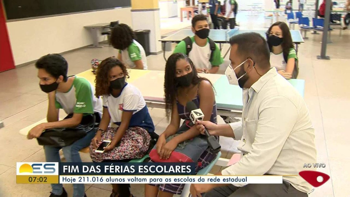 Alunos Da Rede Pública Do Es Voltam às Salas De Aula Espírito Santo G1