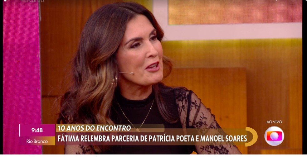 Fátima Bernardes se despede do 'Encontro' — Foto: Reprodução/Globo