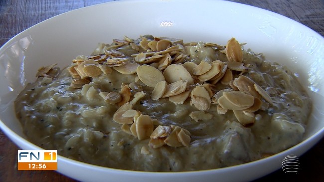Aprenda a preparar um risoto de filé com gorgonzola