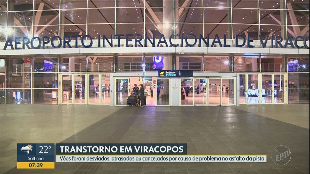 Problema na pista de Viracopos afeta pousos e decolagens nesta terça ...