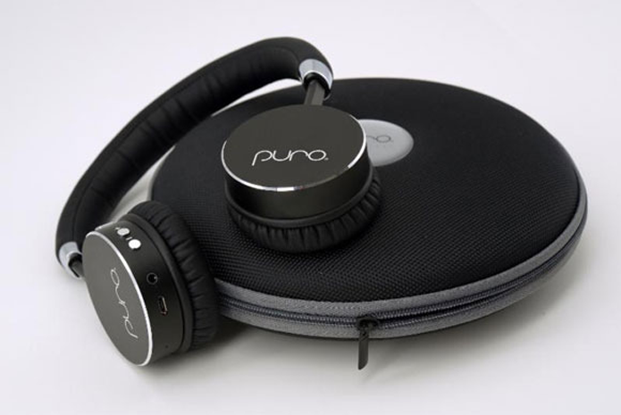 Fone de ouvido pode ser dobrado e guardado dentro do estojo para transporte (Foto: Divulgação/Puro Sounds Labs)