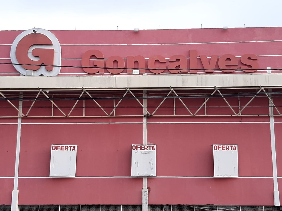 Supermercado Gonçalves na Avenida Abunã, região central da capital — Foto: G1