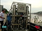 Máquina torna água barrenta do Rio Doce novamente limpa e potável
