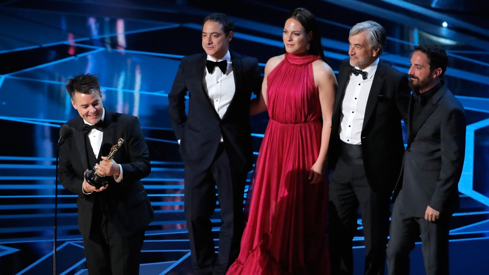 Chile vence Oscar de Melhor Filme Estrangeiro com 'Mulher fantástica', primeiro longa estrelado por transexual (Daniela Vega) a receber a estatueta (Foto: Lucas Jackson/Reuters)