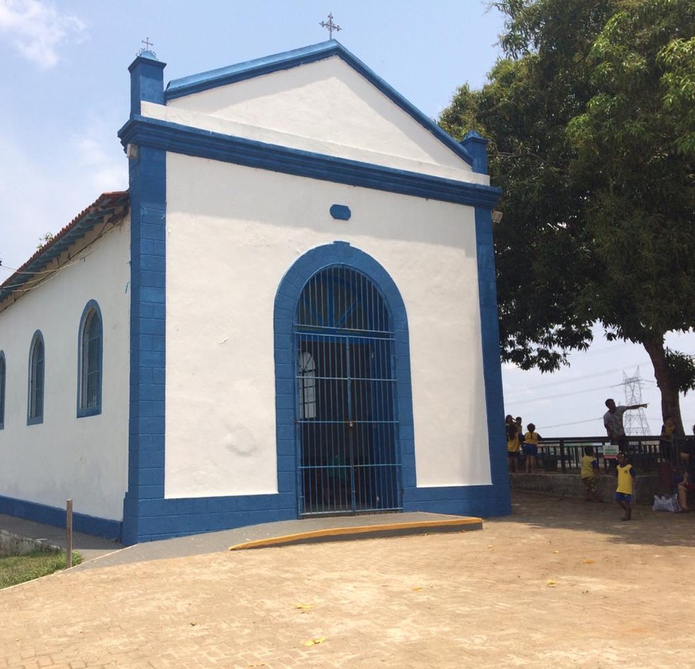 Capela Santo Antônio de Pádua em Porto Velho  — Foto: Ana Kézia Gomes/g1
