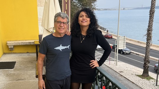 Paulo Betti e Dadá Coelho passam temporada em Portugal 