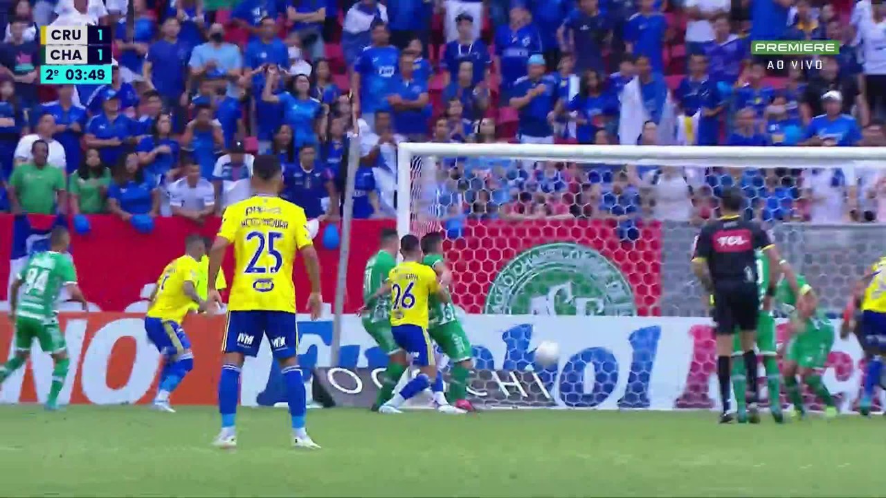 Os gols de Cruzeiro 1 x 1 Chapecoense pela 24ª rodada da Série B 2022