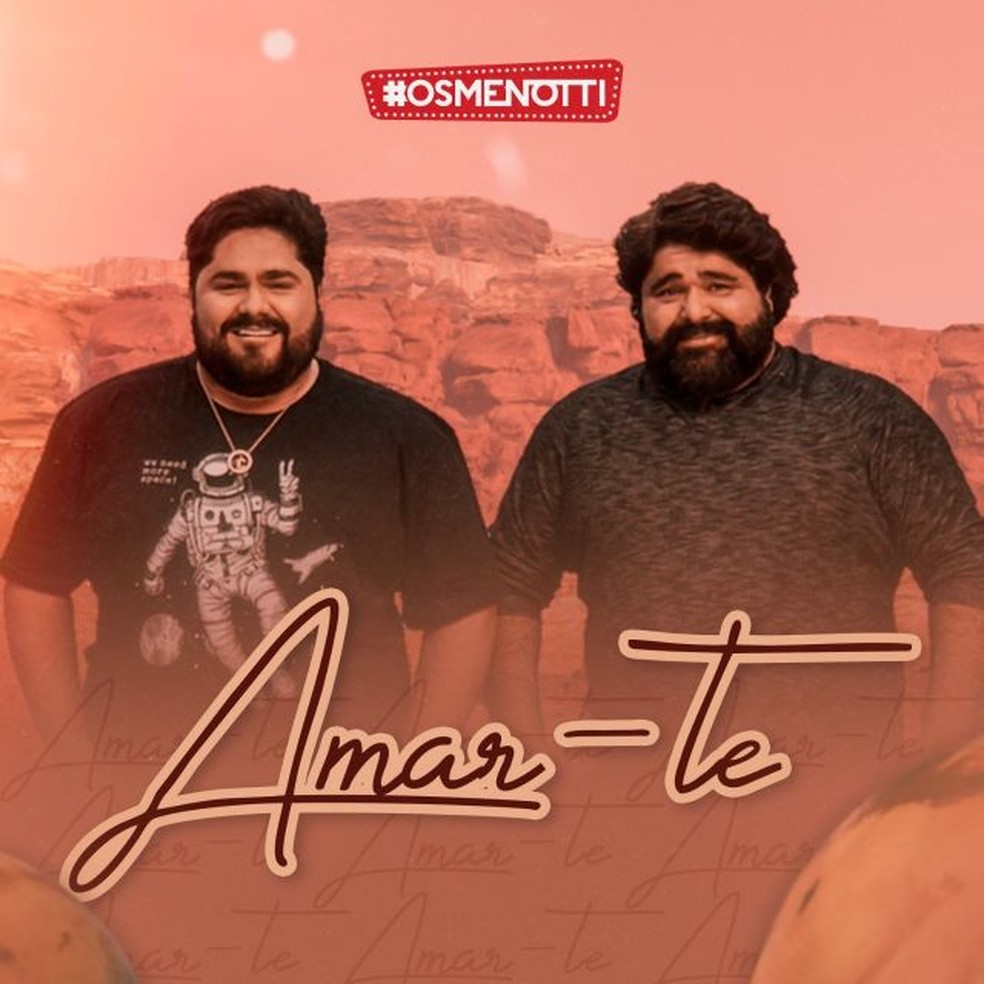 Capa do single 'Amar-te', de César Menotti & Fabiano — Foto: Divulgação