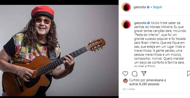 Gal Costa (Foto: Reprodução/Instagram)