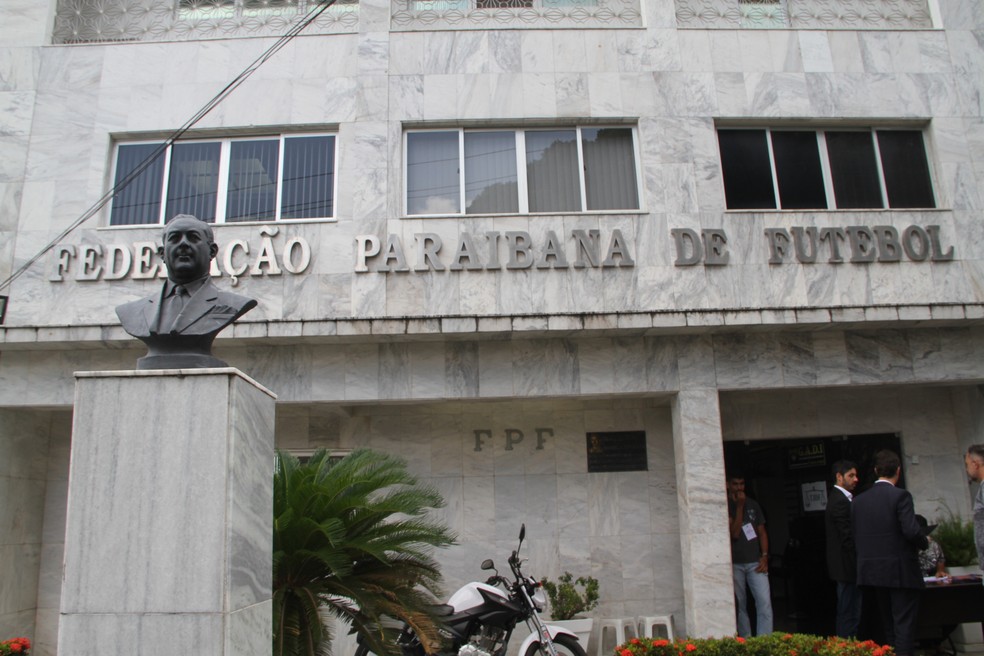 Sede da Federa��o Paraibana de Futebol � Foto: Pedro Alves / GloboEsporte.com